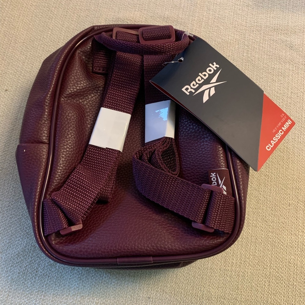 Reebok Burgundy Mini Backpack - Picture 2 of 5